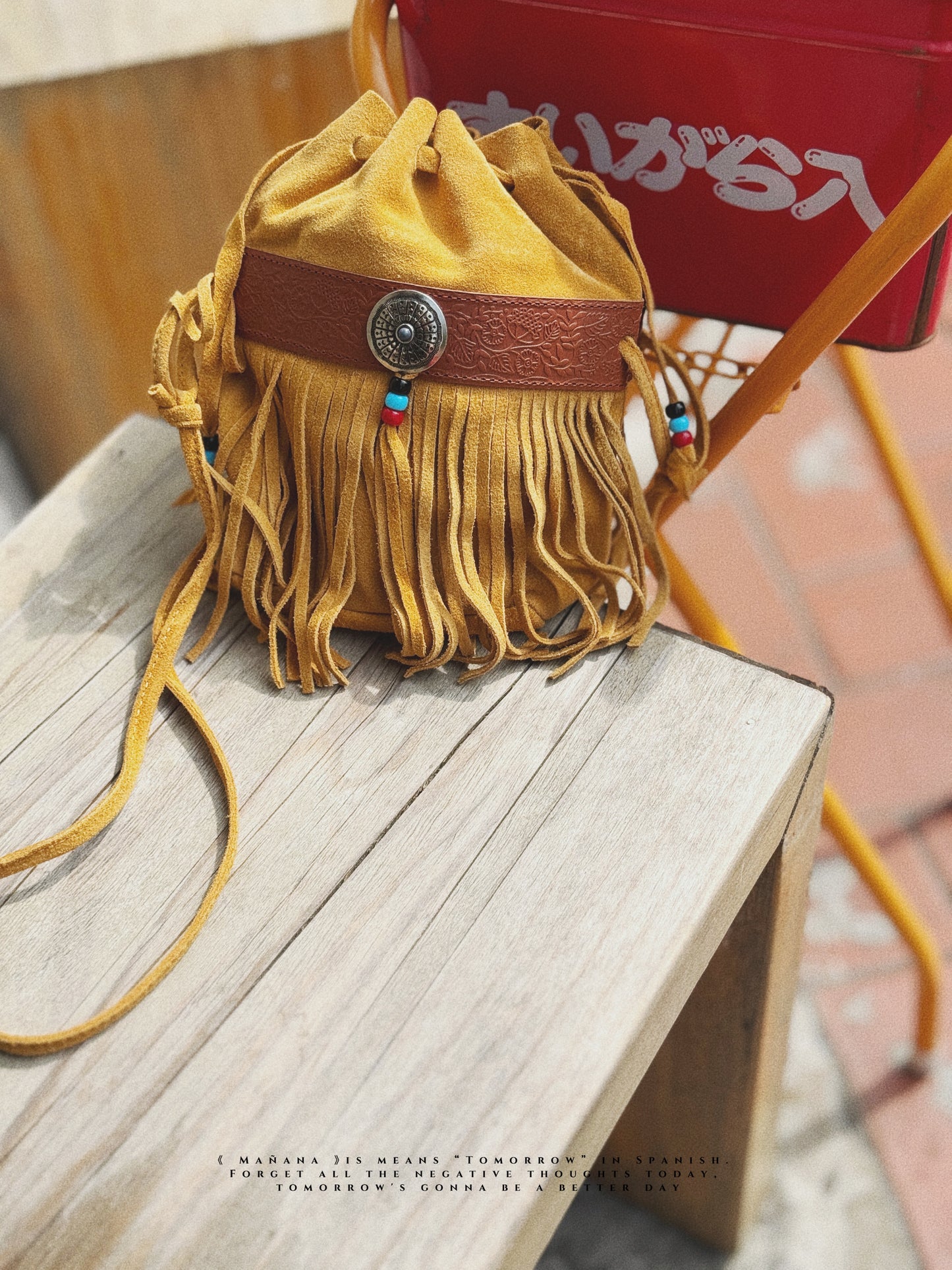 MZ-270 Boho Mini Fringe Bag