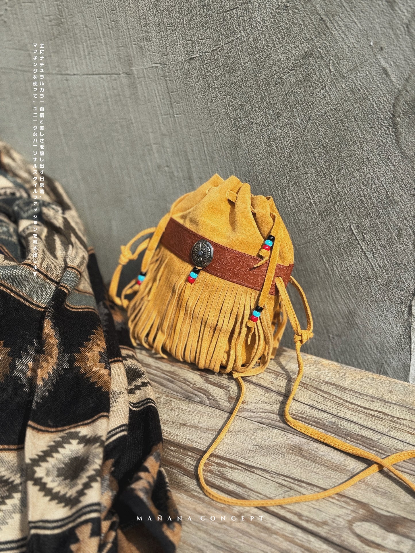 MZ-270 Boho Mini Fringe Bag