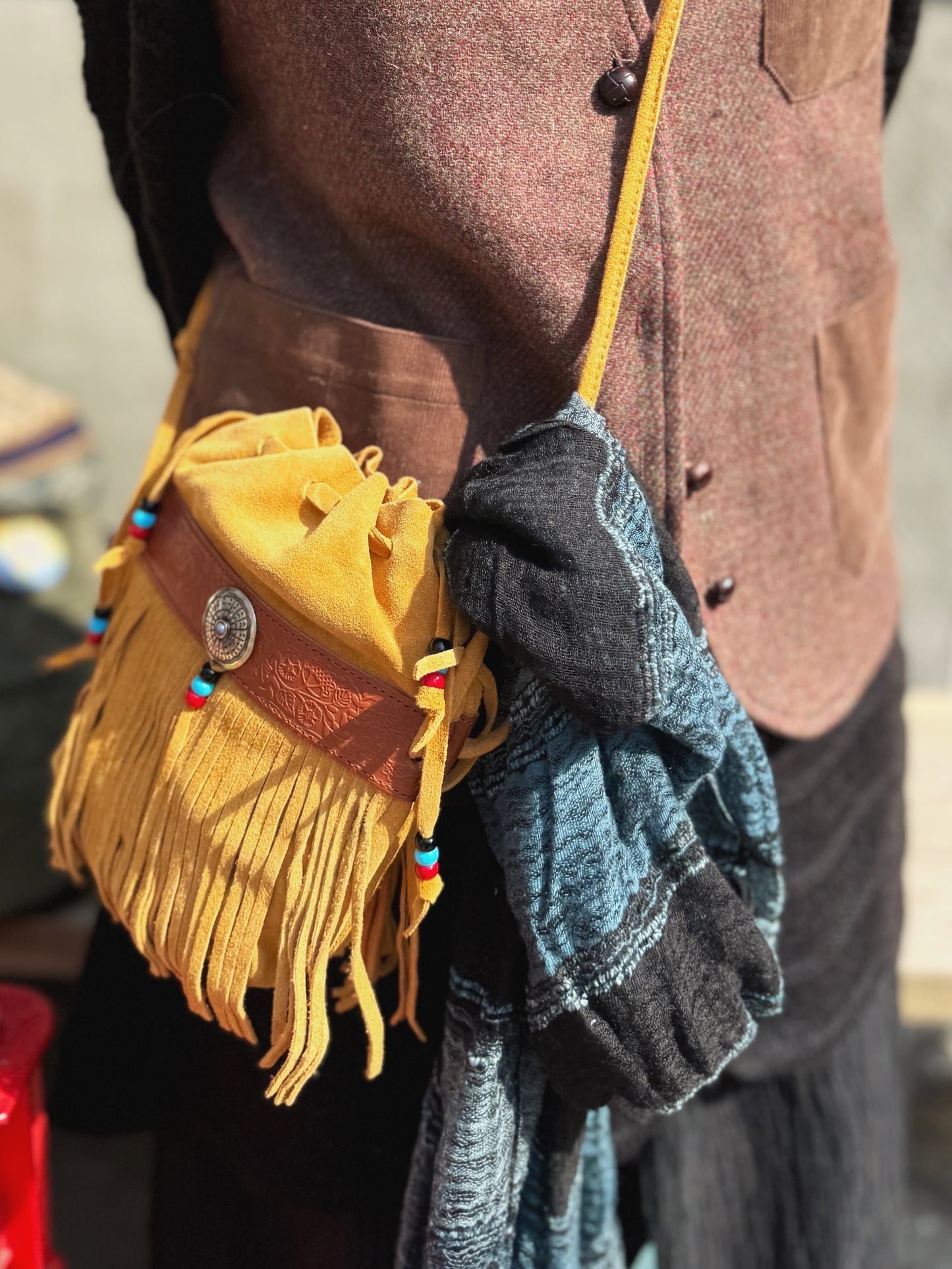 MZ-270 Boho Mini Fringe Bag