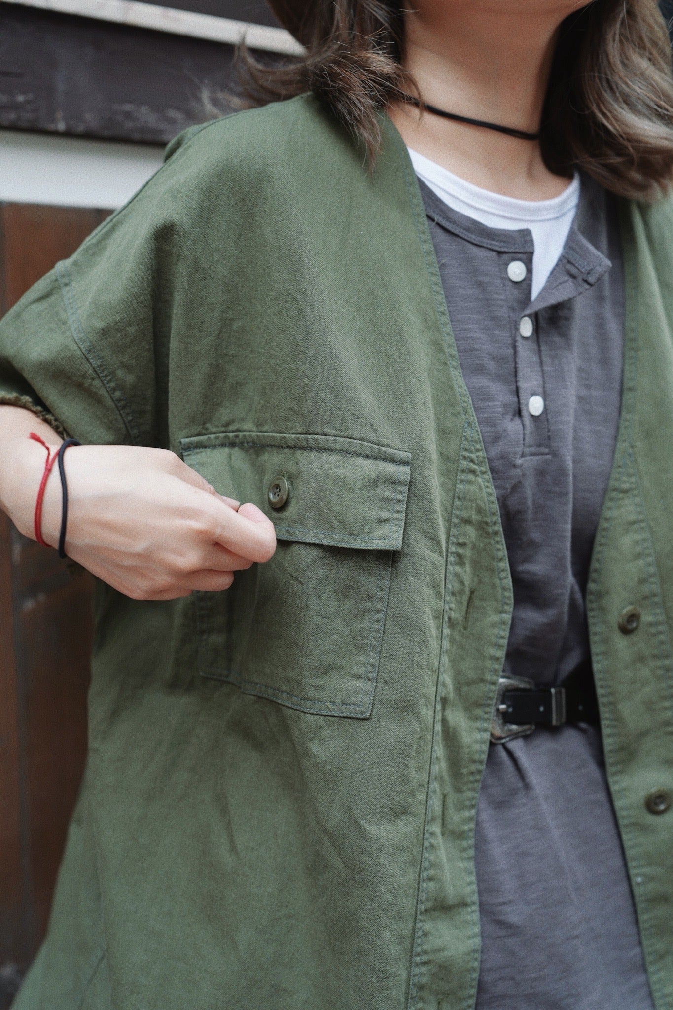 MZ735 UTILITY POCKET SHIRT