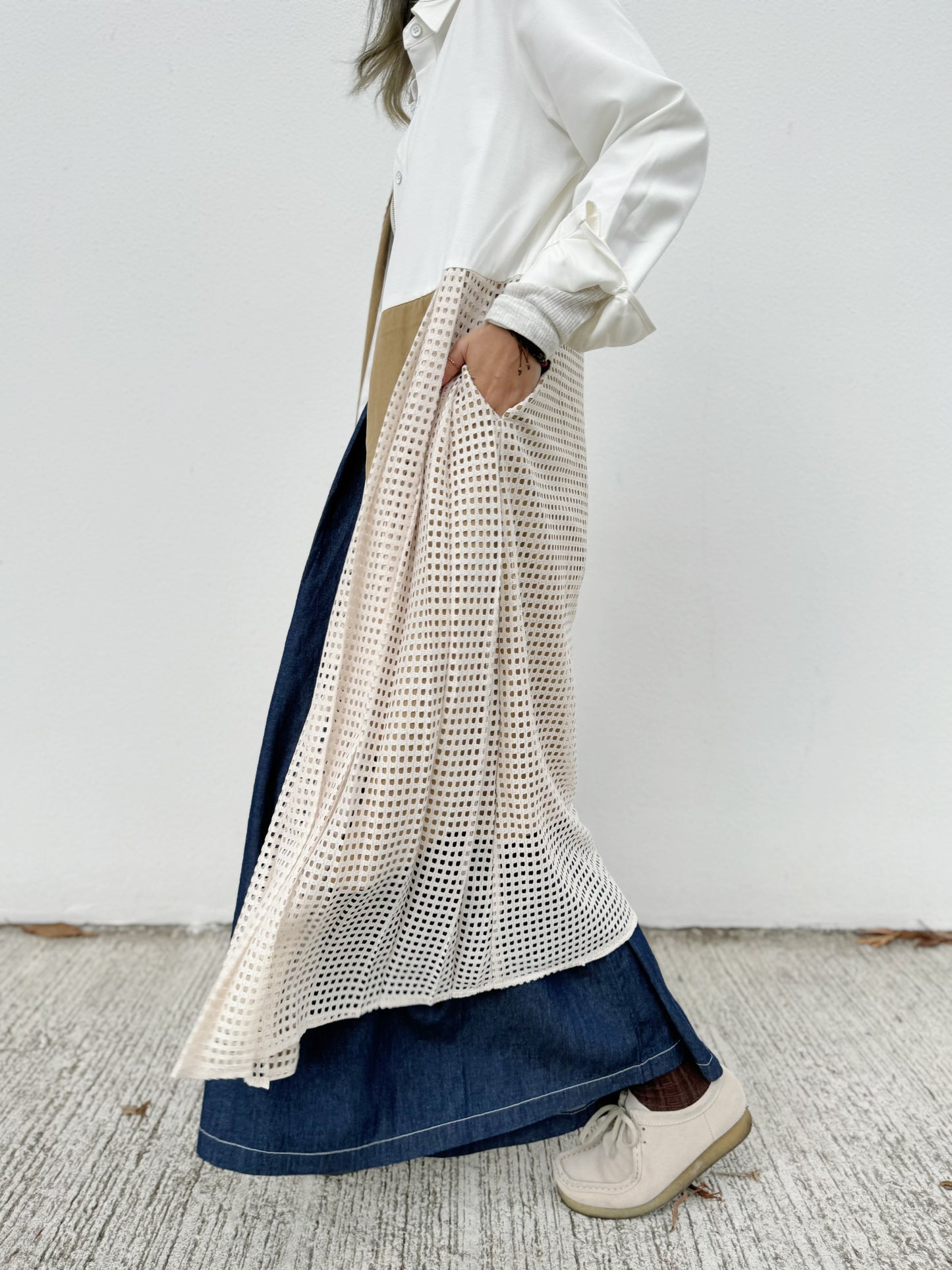 CA-541 Layering Shirt Dress