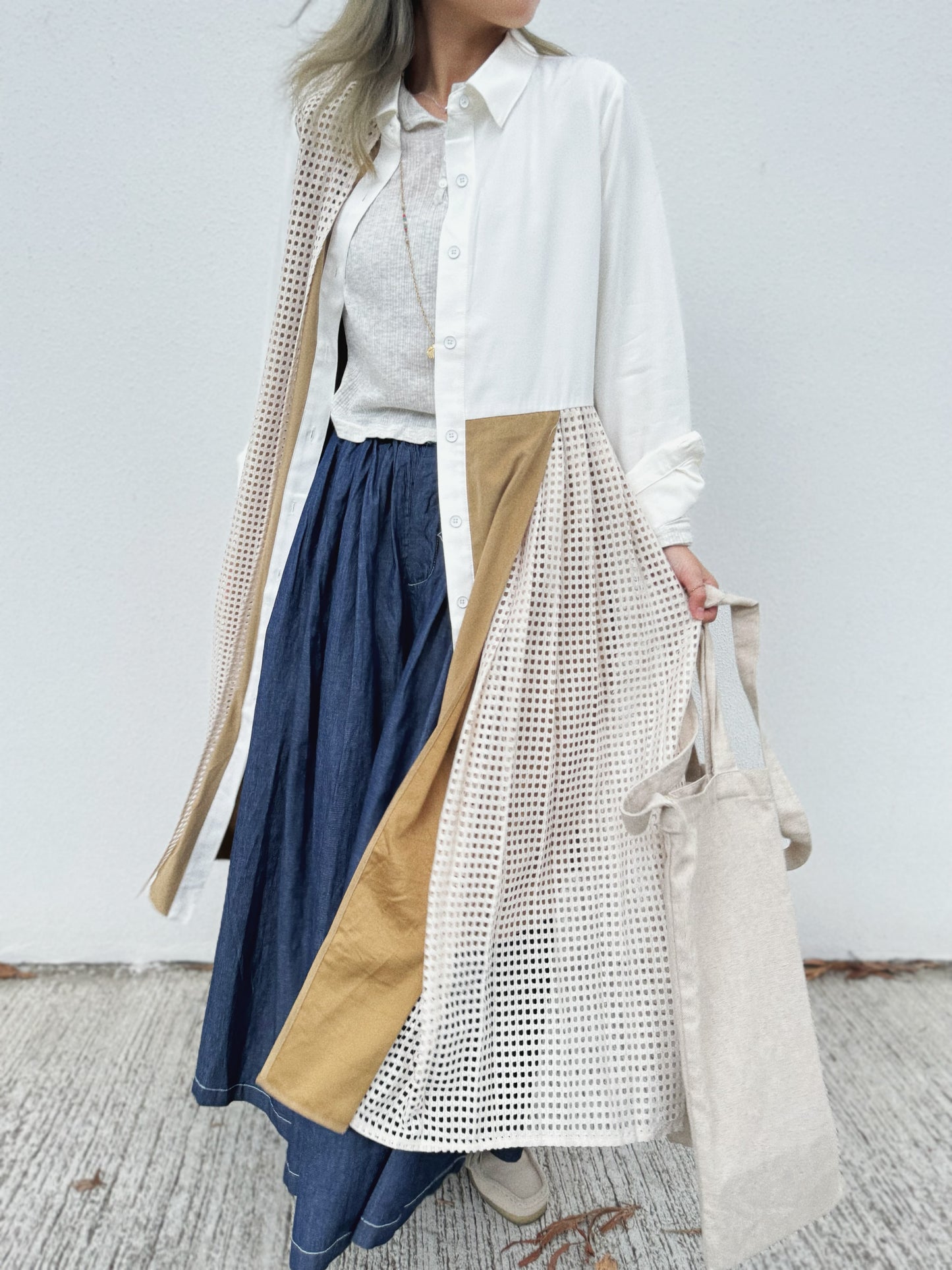 CA-541 Layering Shirt Dress