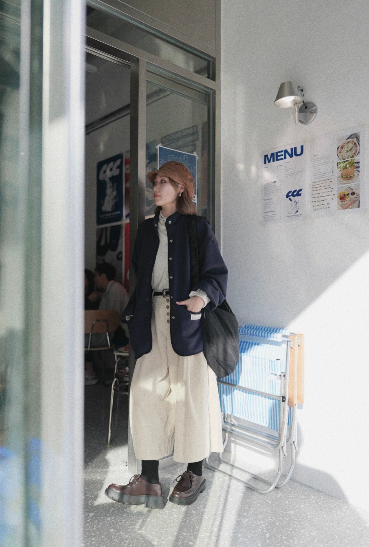 MZ844 STAND COLLAR SWEAT JACKET