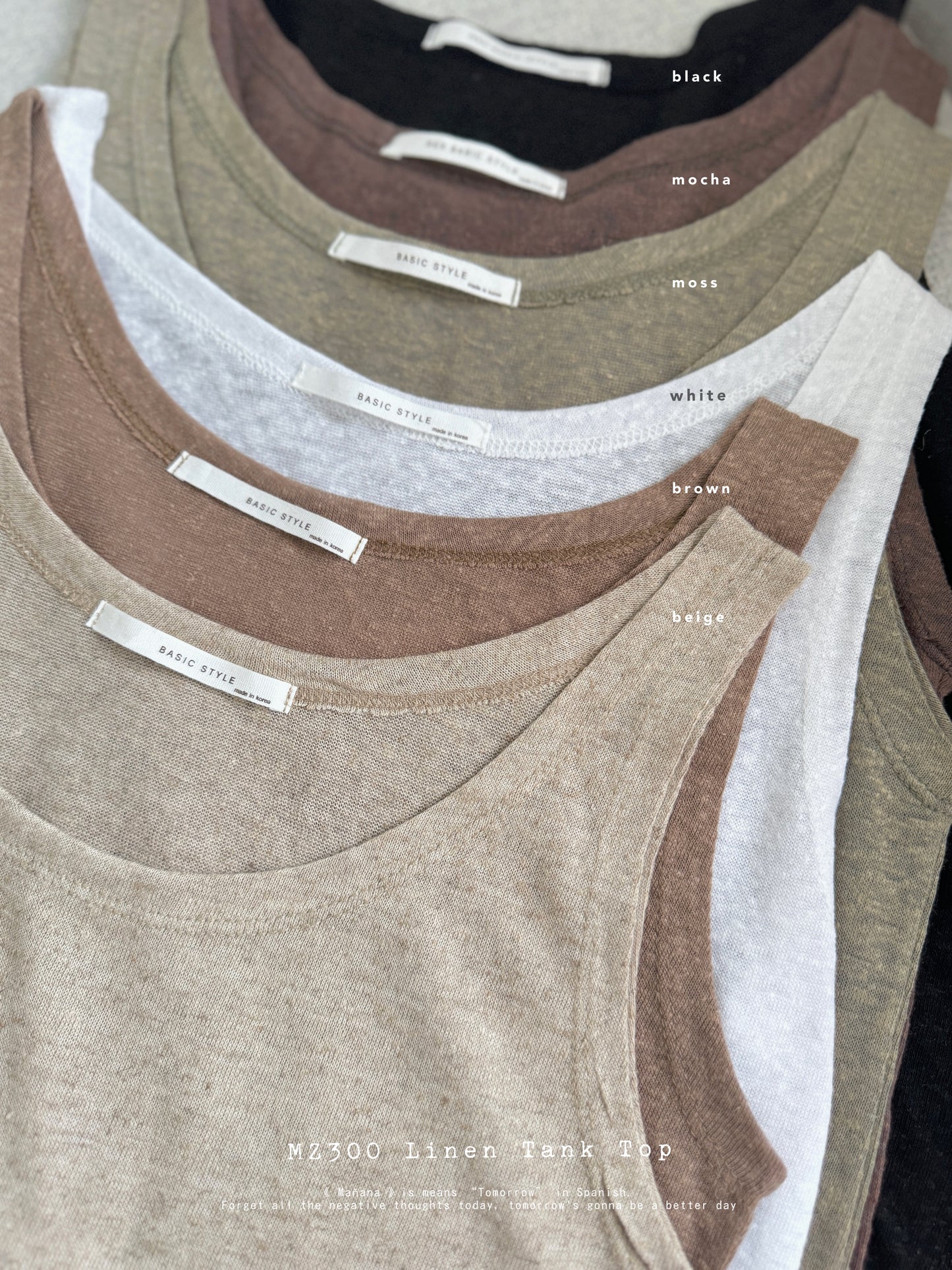 MZ300 Linen Tank Lop