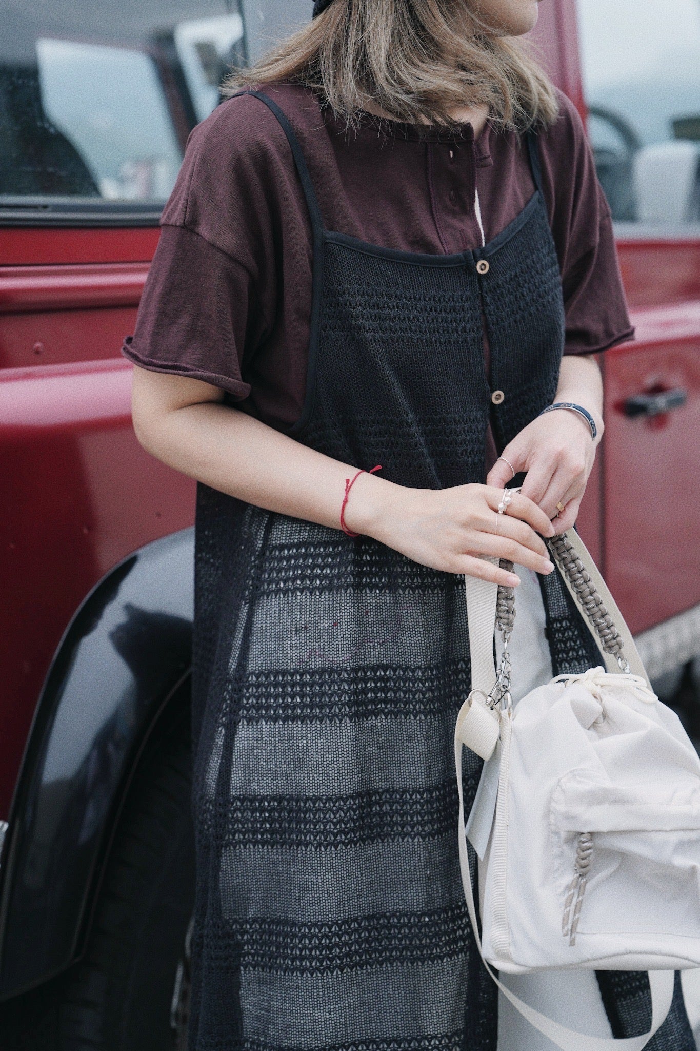MZ739 100% NATURAL COTTON HENLEY NECK TOP 【 2件減-$20, 4件減-$50 】
