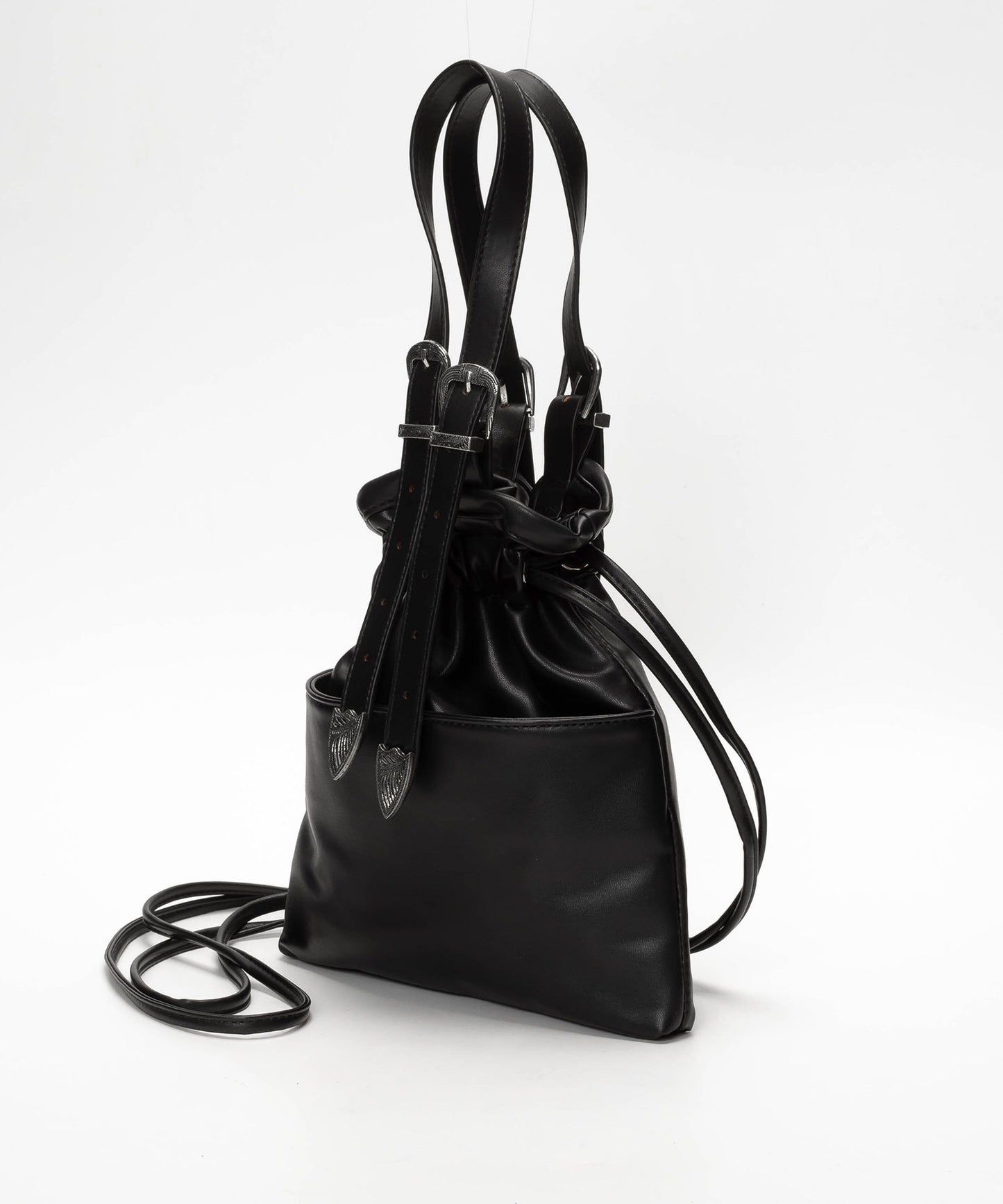NA448 CONCHO BUCKLE BELT SHOULDER BAG