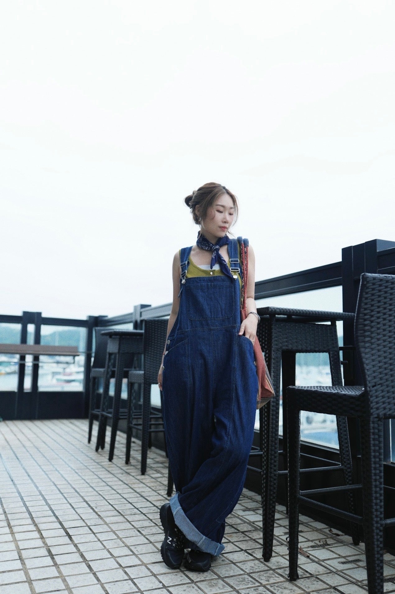 MZ737 BUTTON TANK TOP