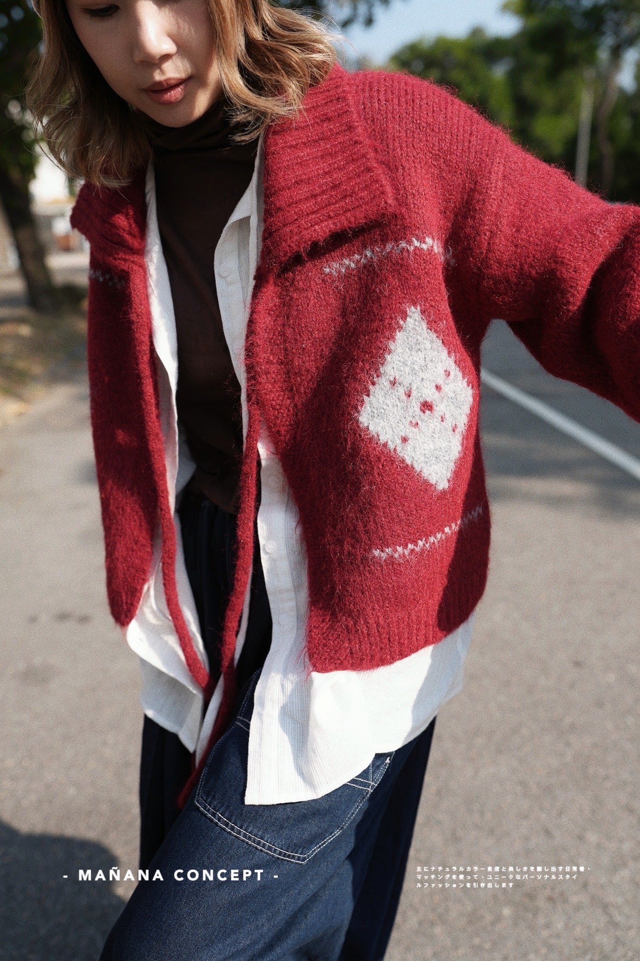 MZ582 TEXTURED RIBBON SHIRT