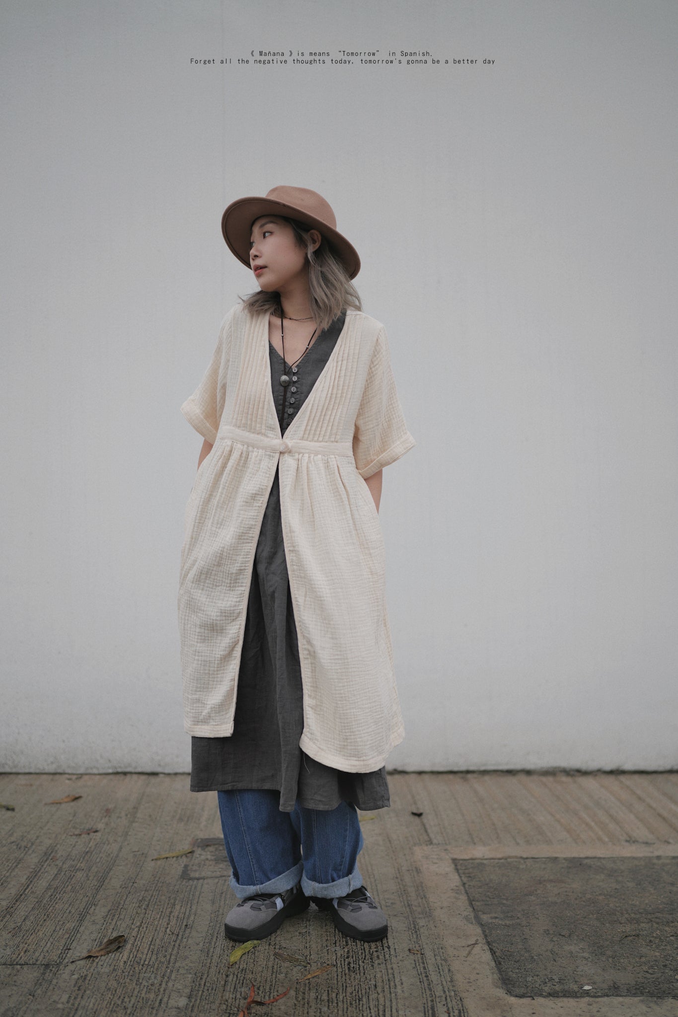 MZ299 Pintuck Gauze Outer