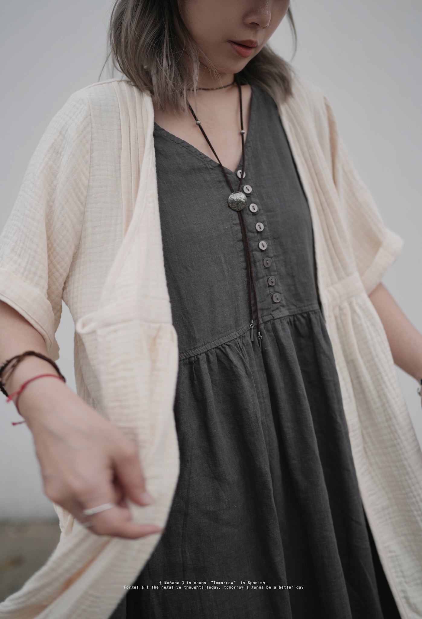 MZ299 Pintuck Gauze Outer