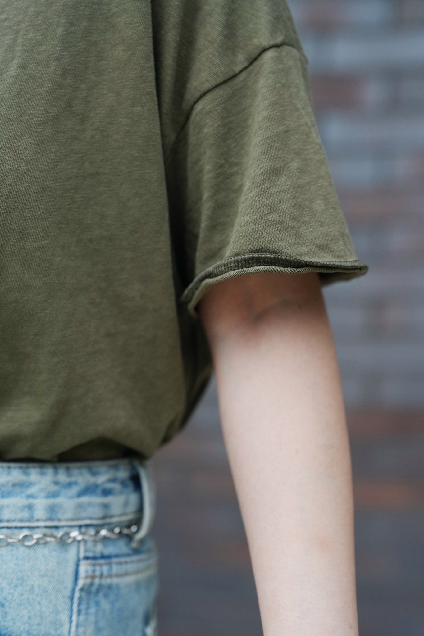 MZ739 100% NATURAL COTTON HENLEY NECK TOP 【 2件減-$20, 4件減-$50 】