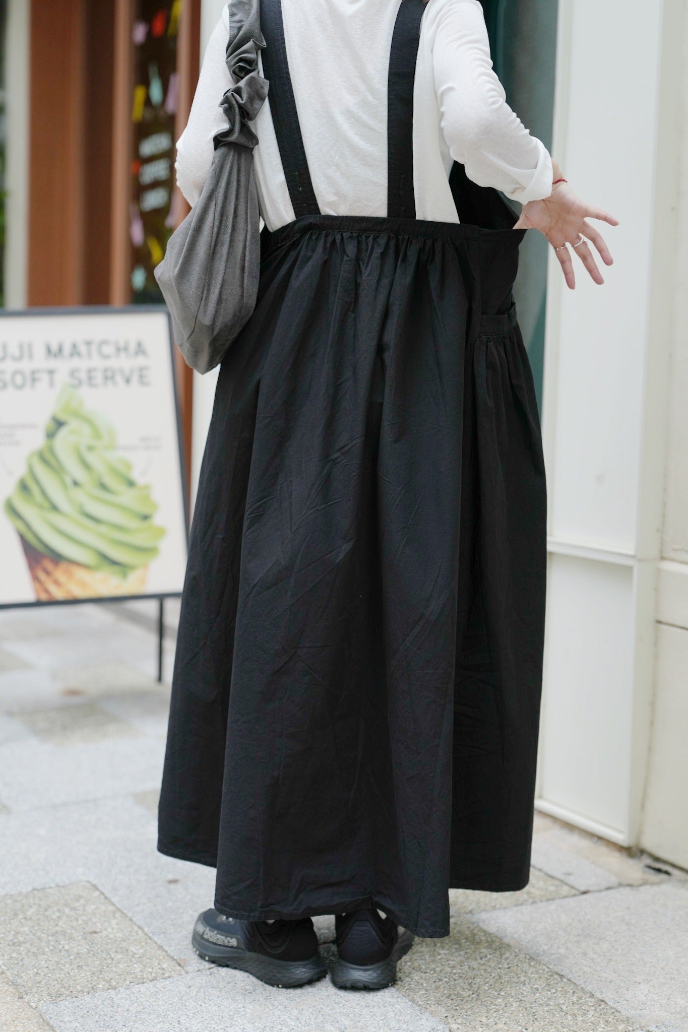 NA453 PLEATED OVERALL JUPMER DRESS