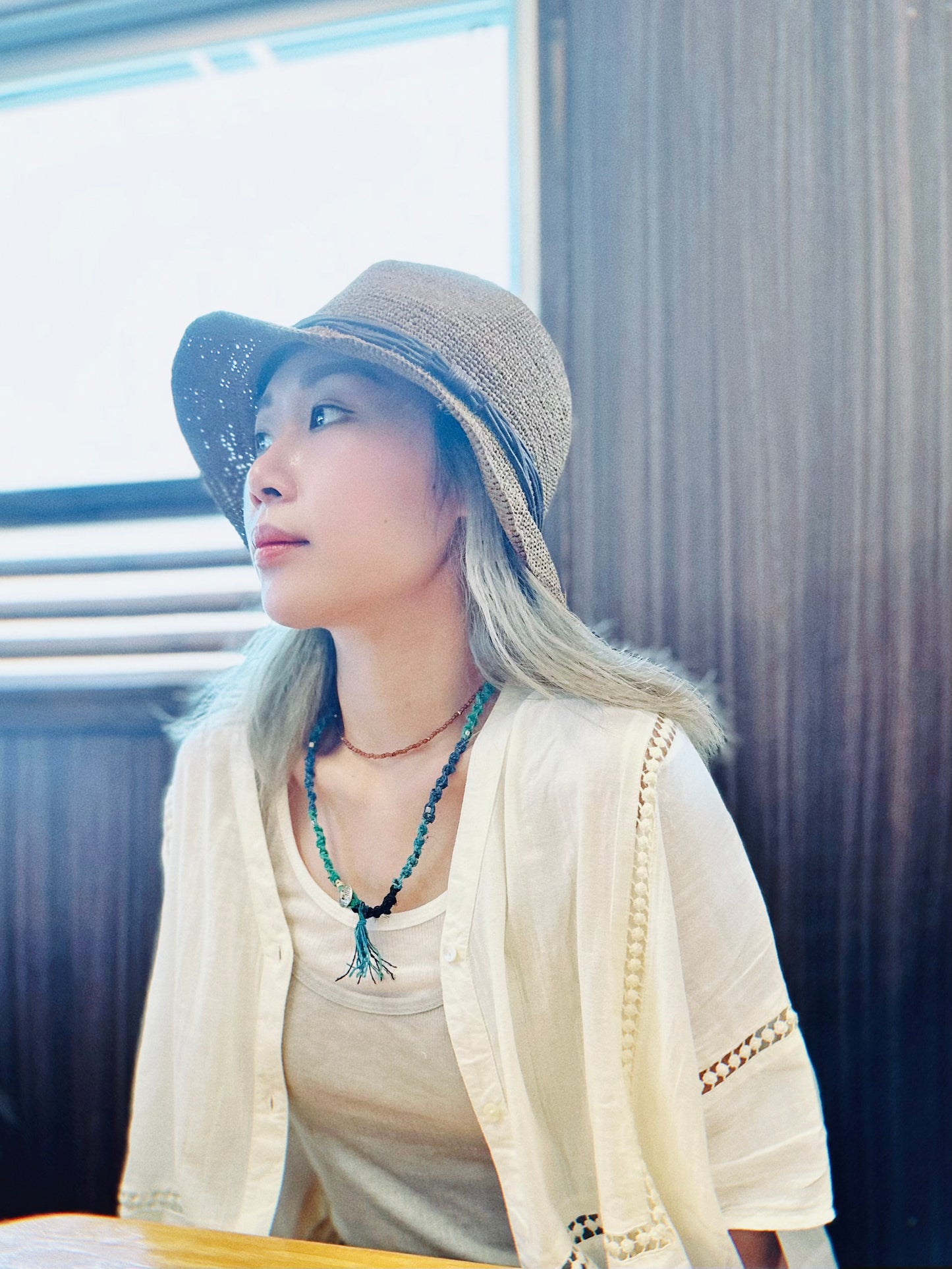 MZ-189 Lily Trilby Straw Hat