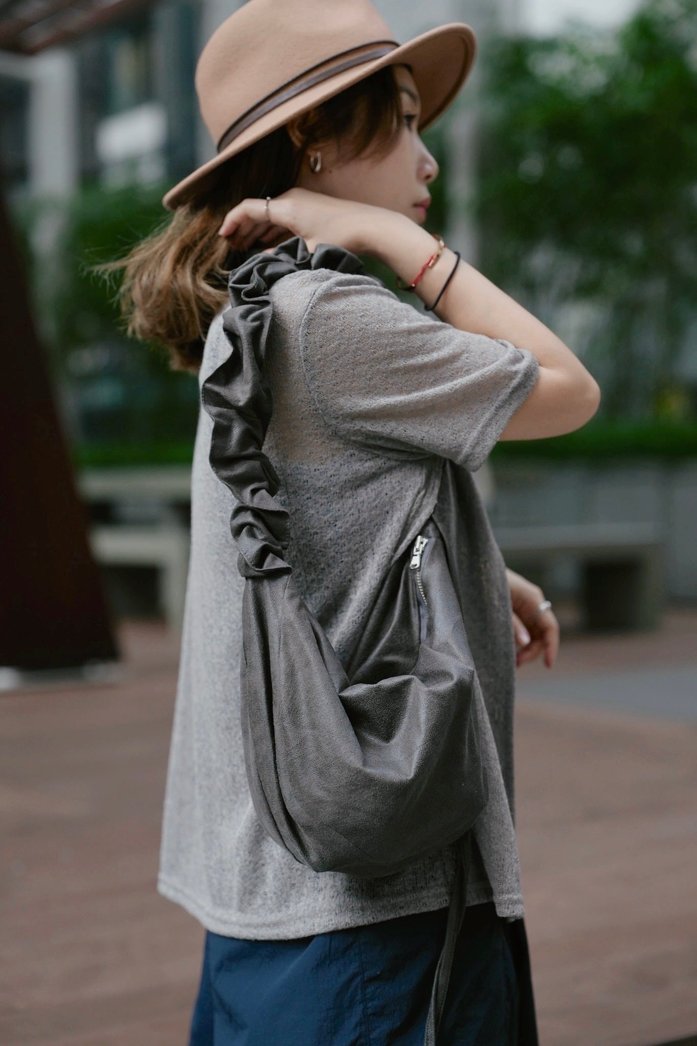 MZ824 LINEN MESH SHIRT