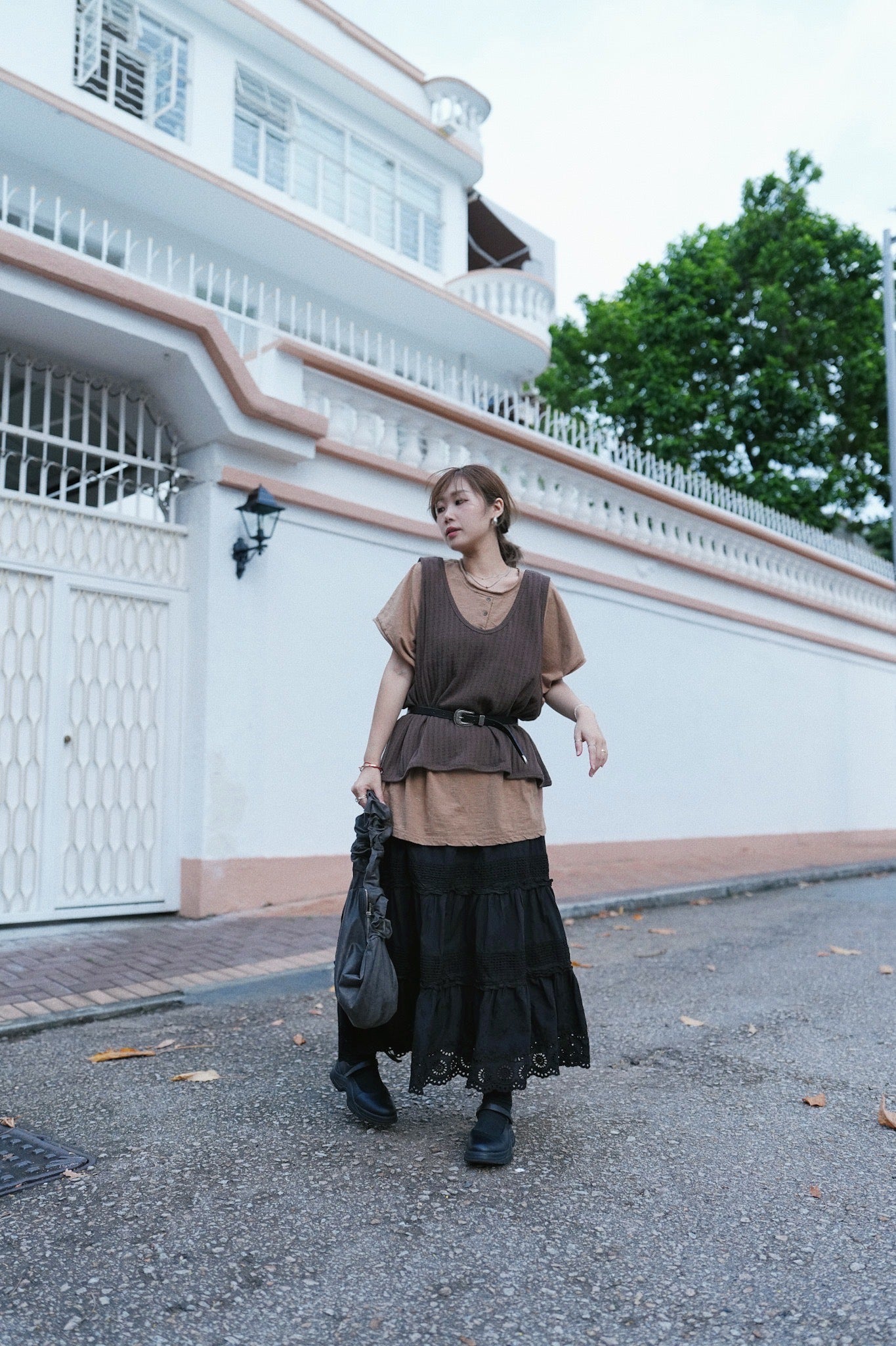 MZ821 KNIT CROPPED TANK TOP