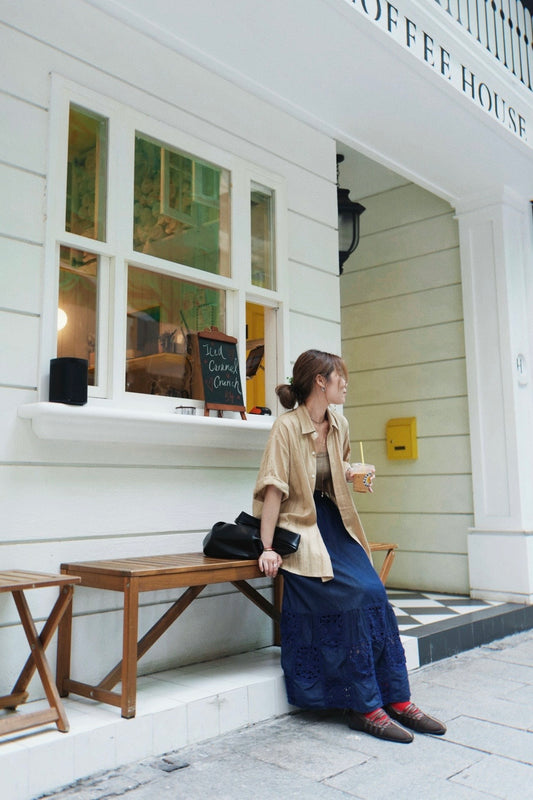 MZ742 DOBBY STRIPED SHIRT