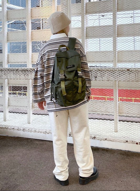 CA597 MILKFED. LOGO PLATE BACKPACK