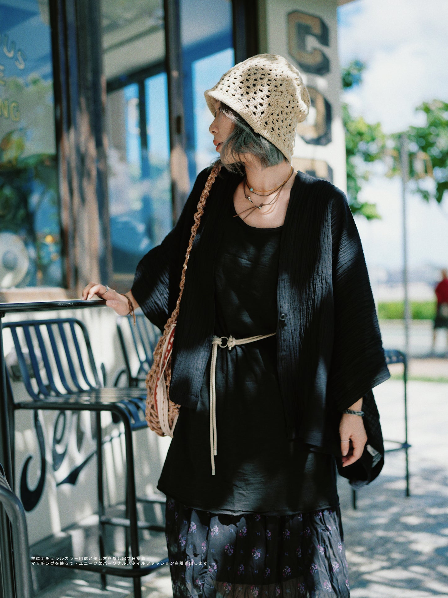 MZ380 Slubby Cotton Dress