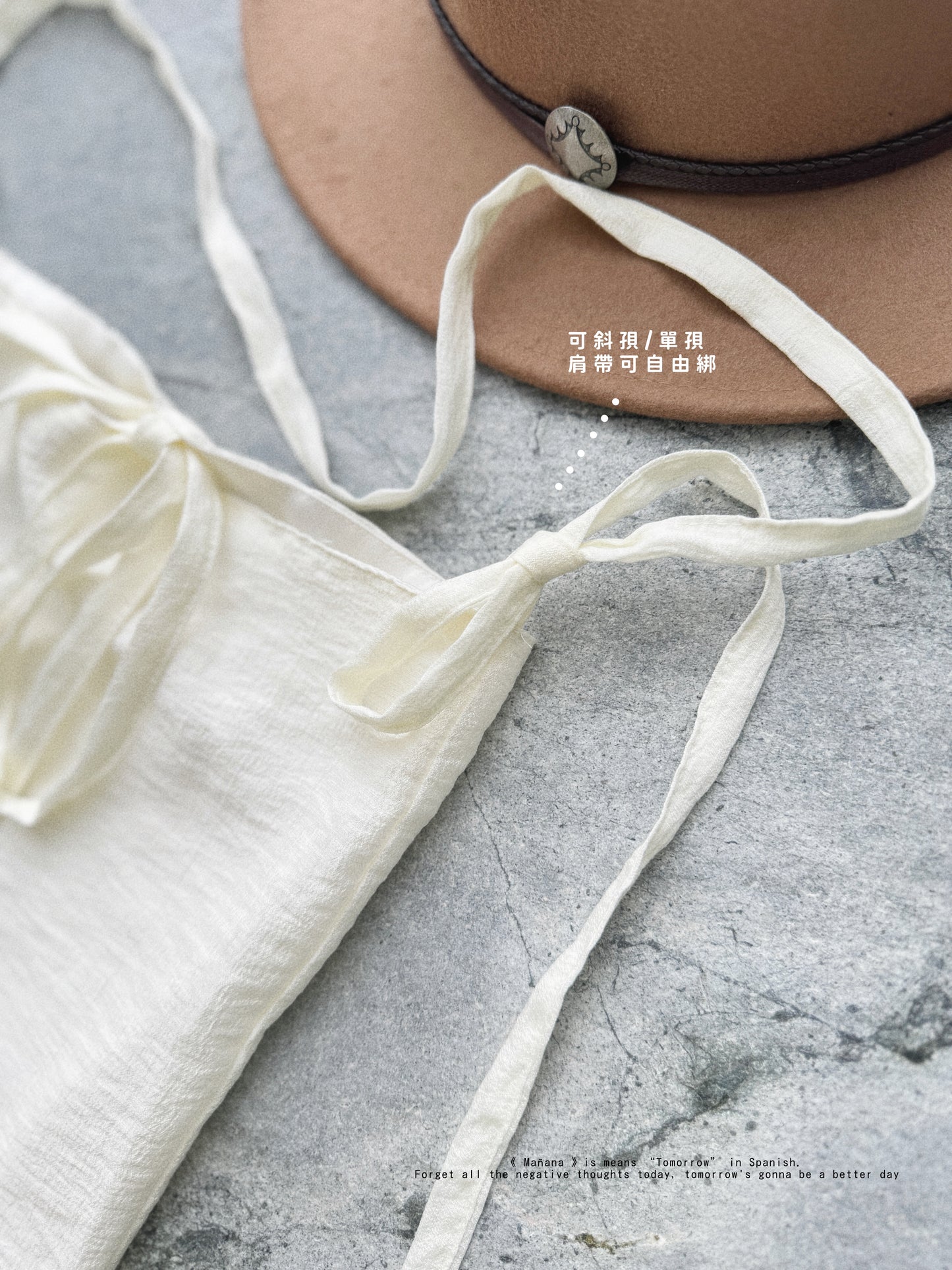 MZ328 Ribbon Crepe Crossbag