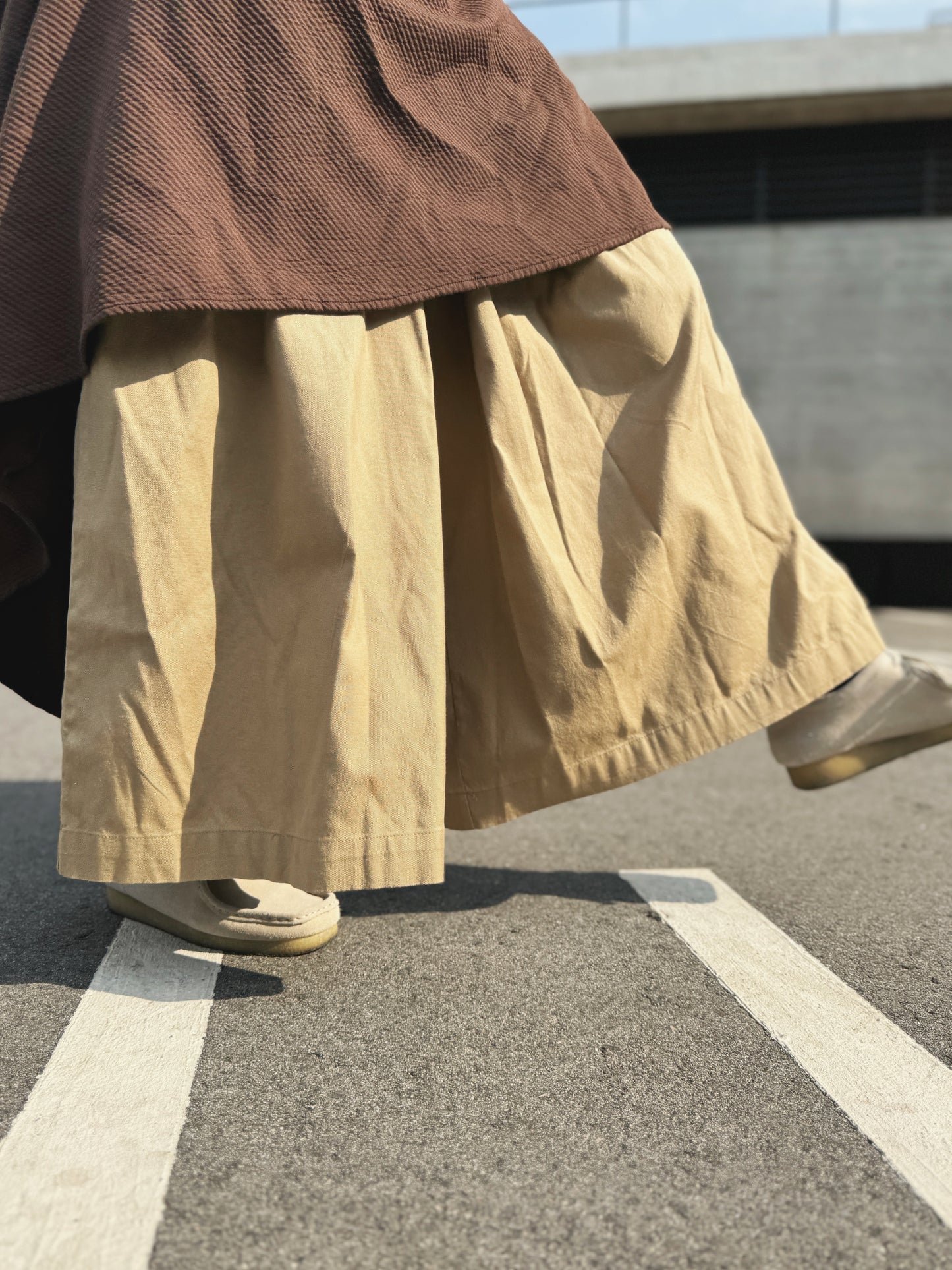 CA-574 Cotton Elastic Culottes