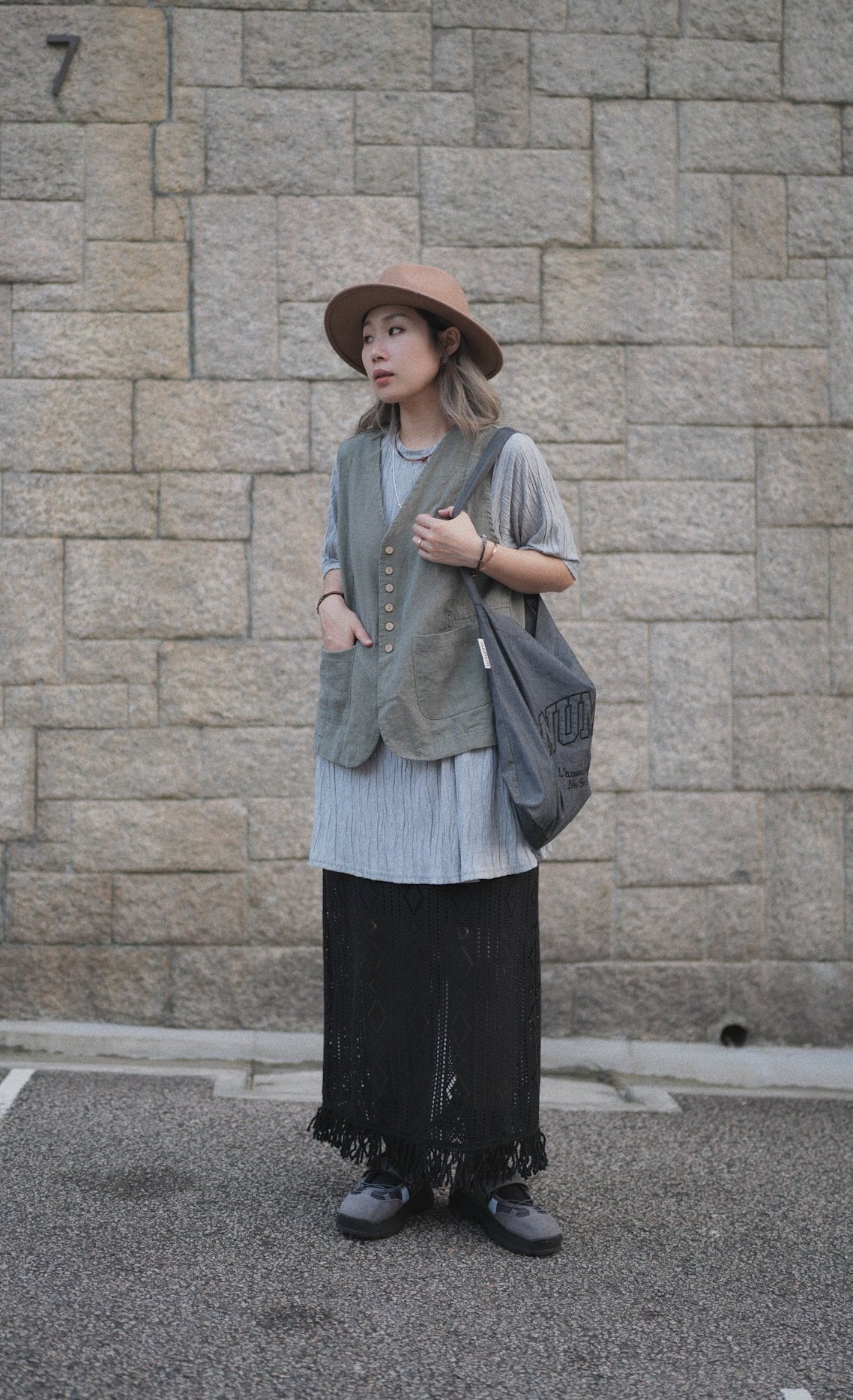 MZ329 Linen Vest
