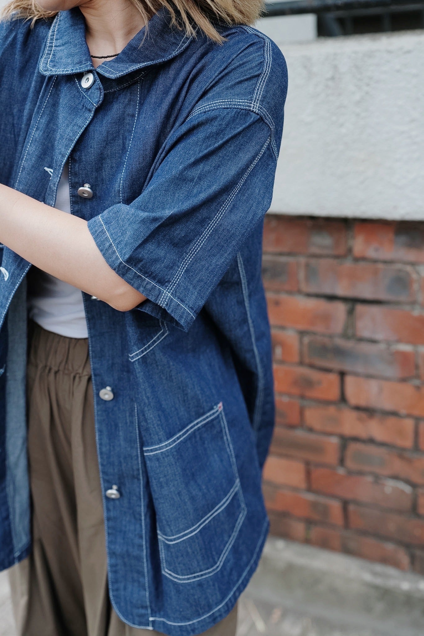 CB125 DENIM POCKET SHIRT