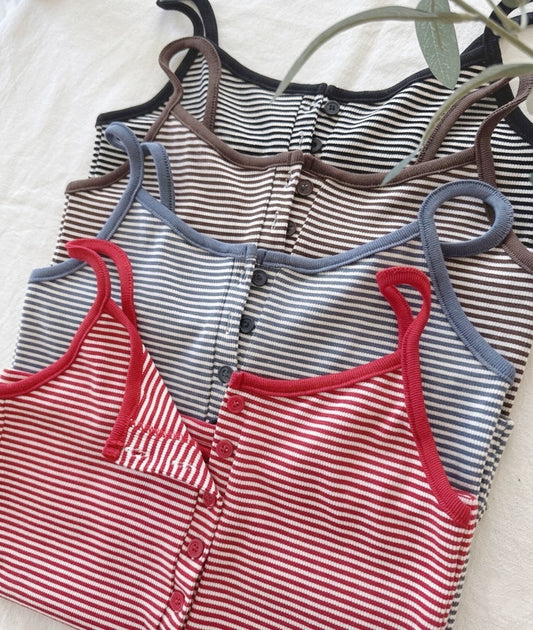 MB006 HENLEY STRIPED CAMI