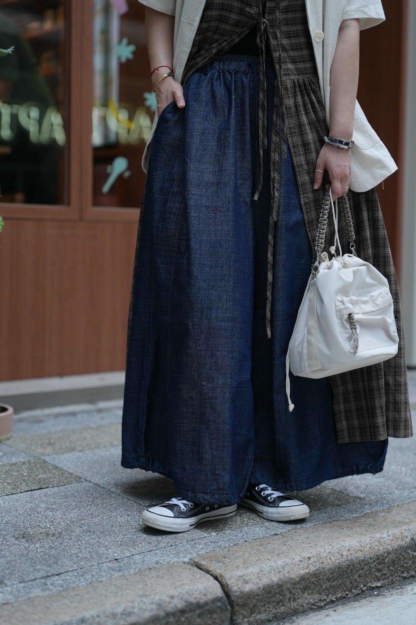 MZ710 DENIM CULOTTES