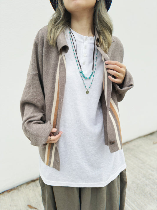 Turquoise Stone Layering Necklace