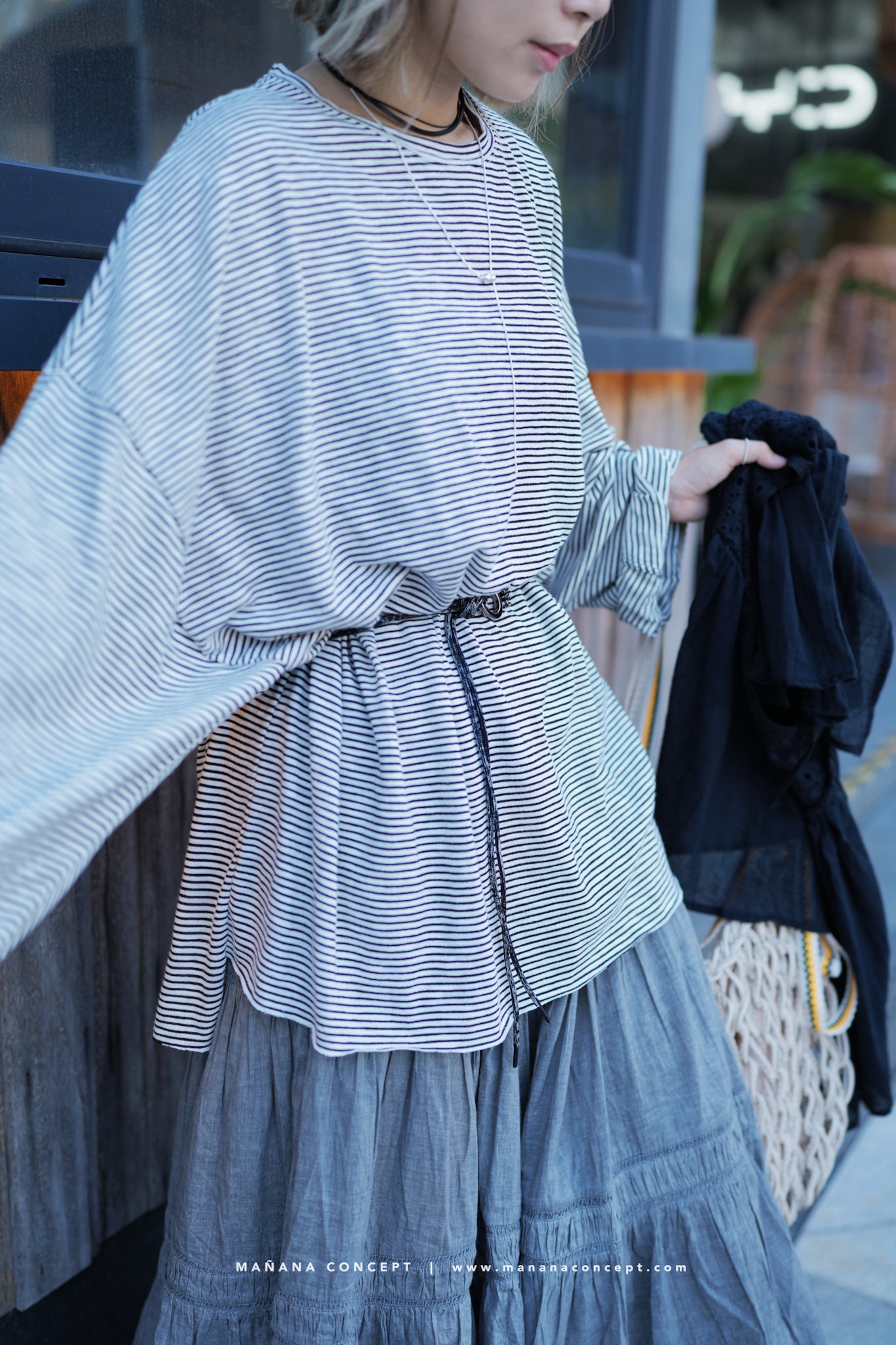 MZ533 STRIPE TEE