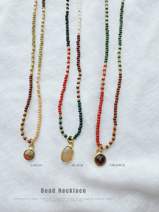 Bohemian Bead Necklace