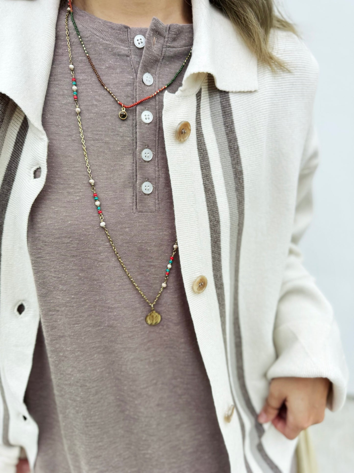 Bohemian Bead Necklace