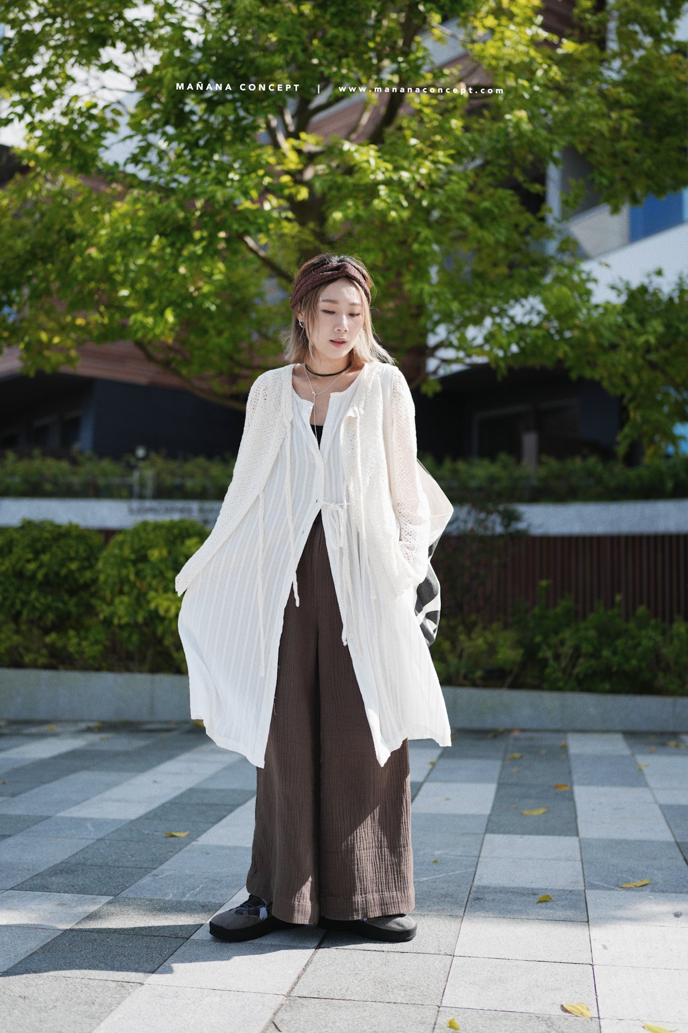 CA654 DOBBY STRIPE DRESS