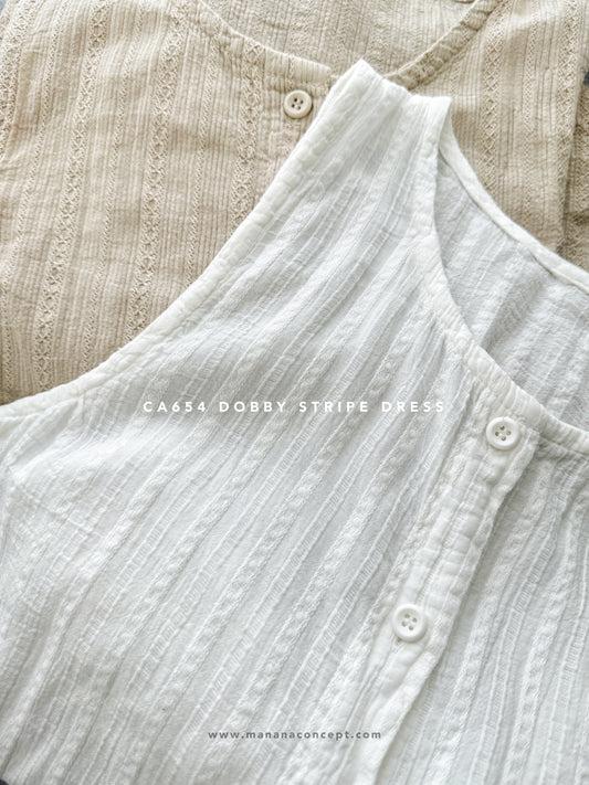 CA654 DOBBY STRIPE DRESS