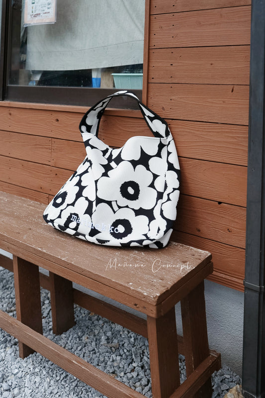 【69折優惠】 MARIMEKKO UNIKKO LARGE UNIKKO KNITTED BAG