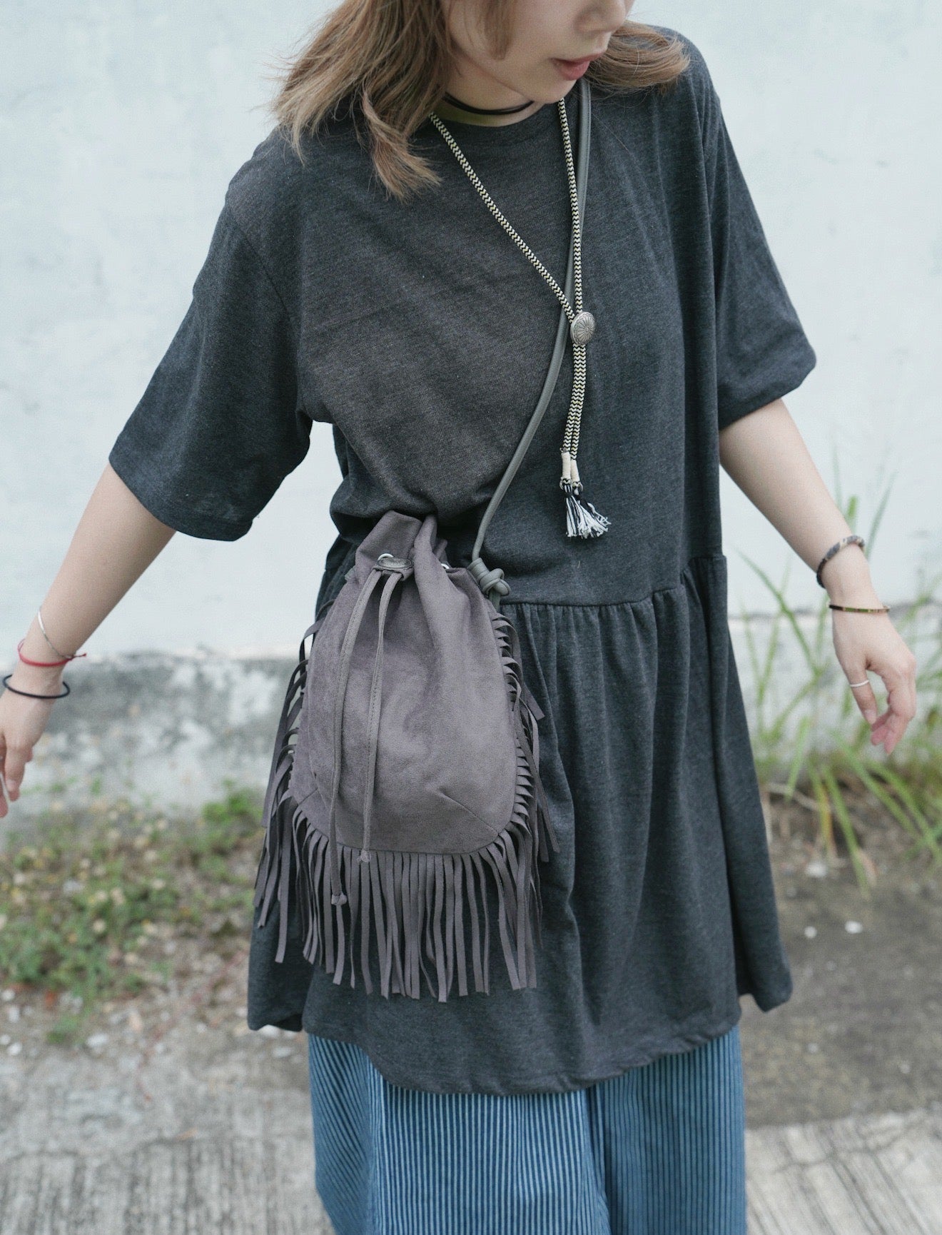 MZ752 COTTON T-SHIRT DRESS 【 2件減-$30 】