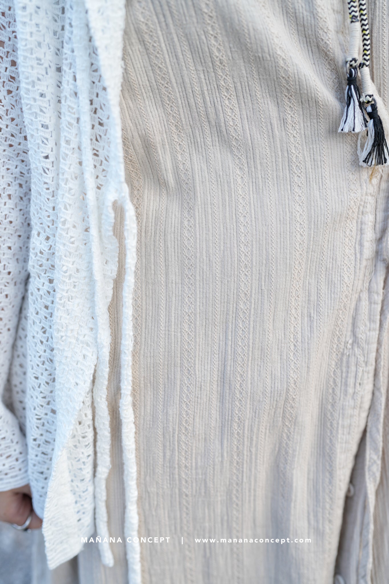 CA654 DOBBY STRIPE DRESS