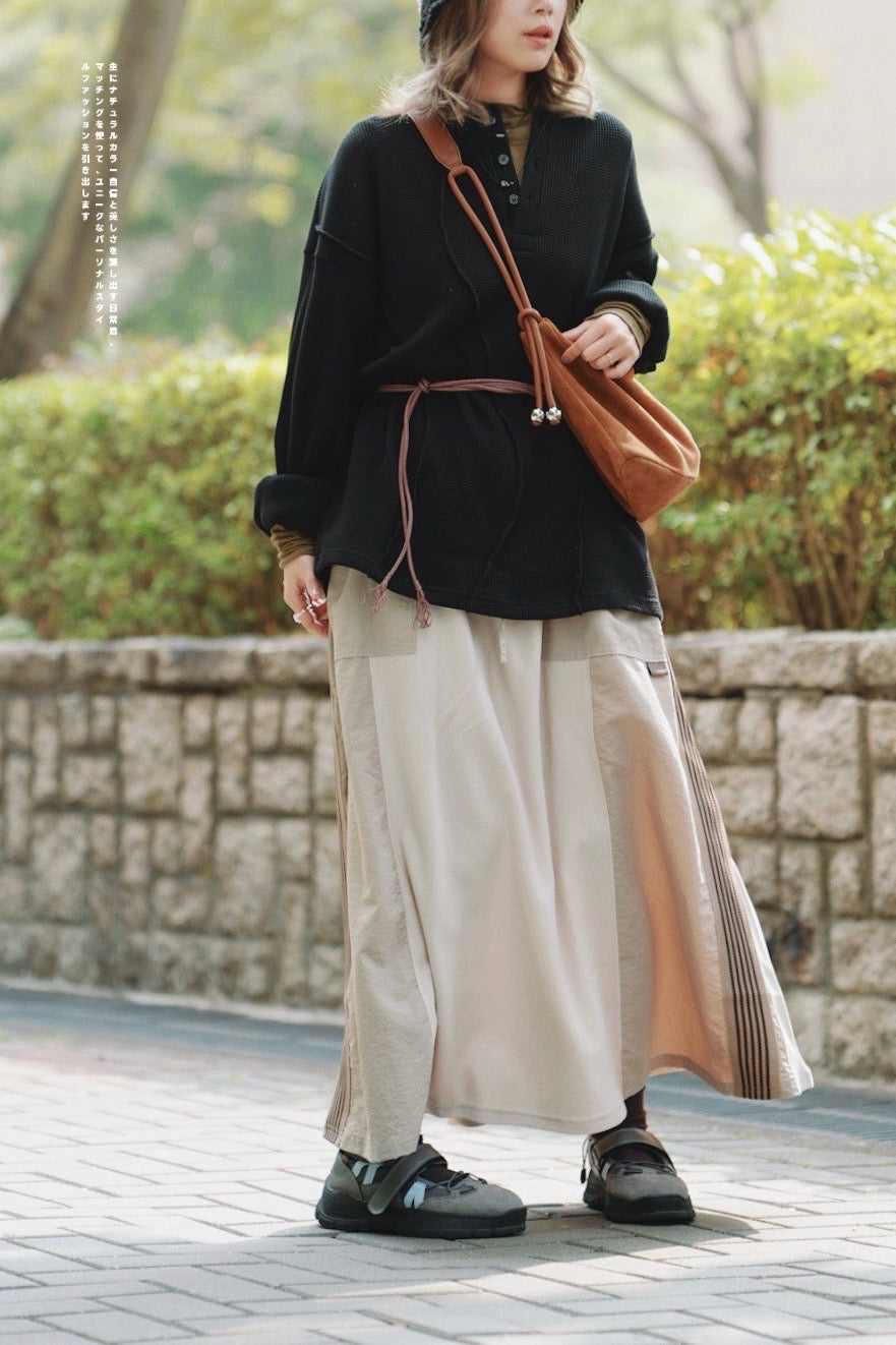 NA432 SIDE LINE REMAKE FLARE SKIRT
