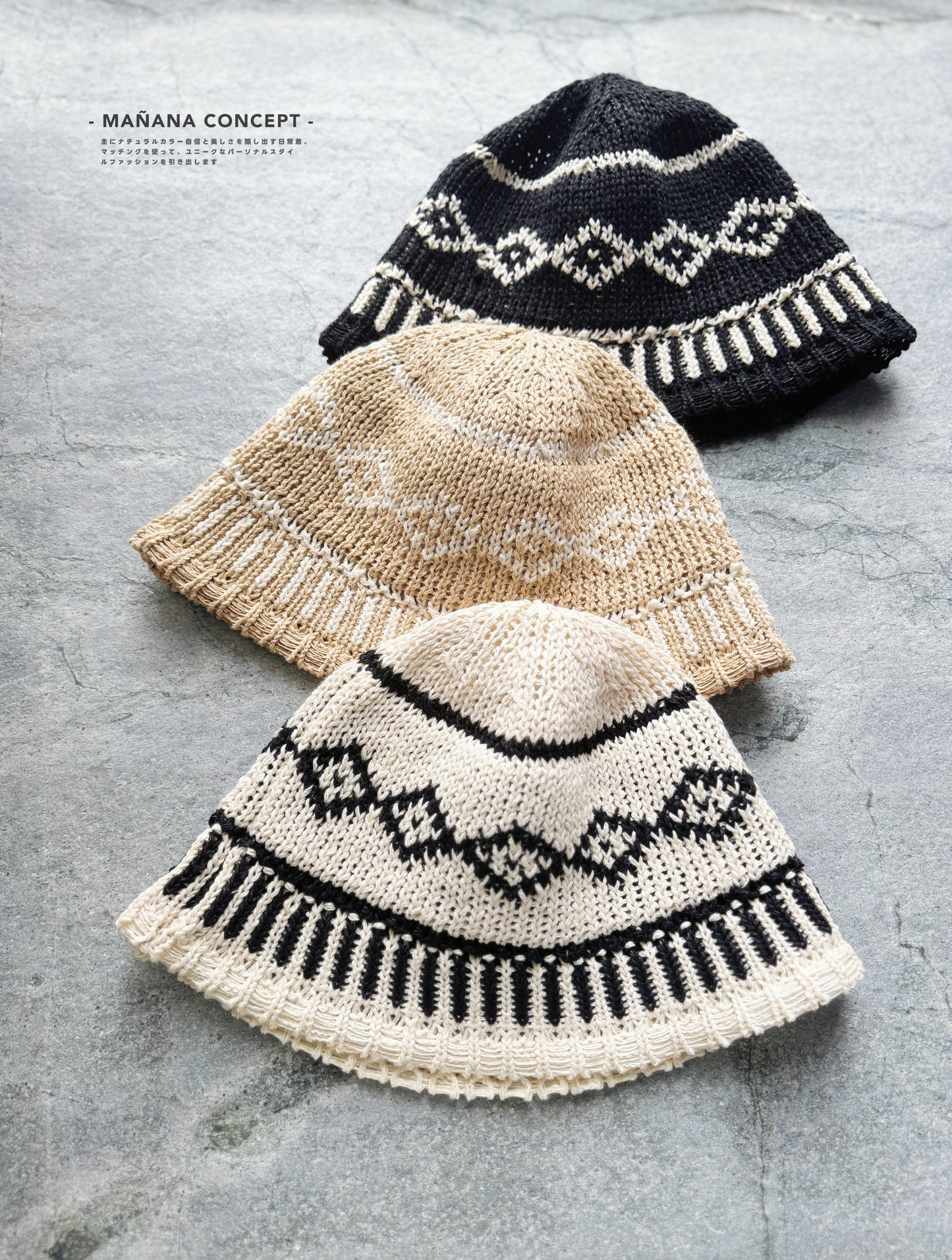 MZ624 NATIVE PATTERN BUCKET HAT