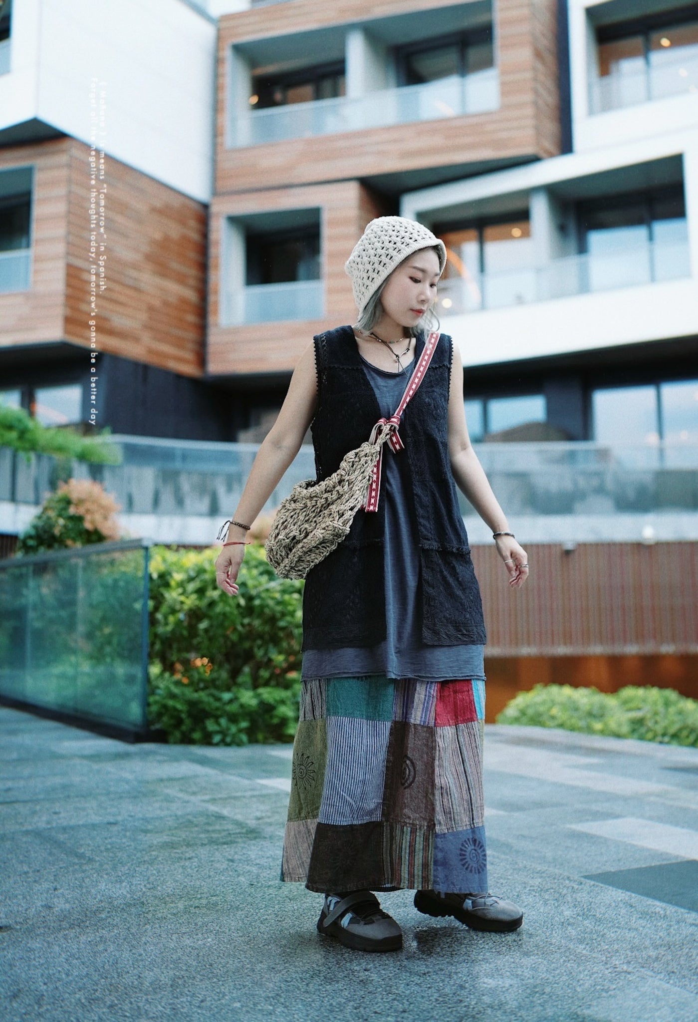 MZ380 Slubby Cotton Dress
