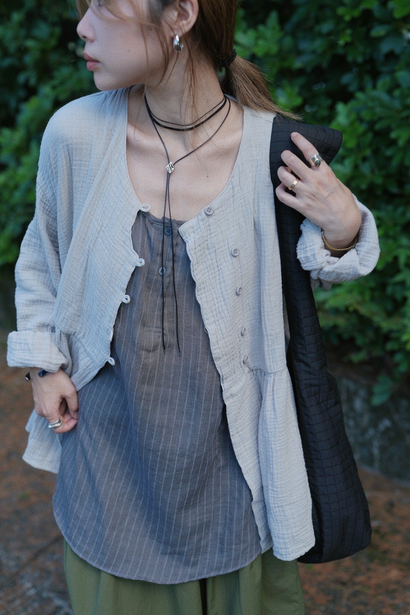 NA457 LOOP TIE NECKLACE