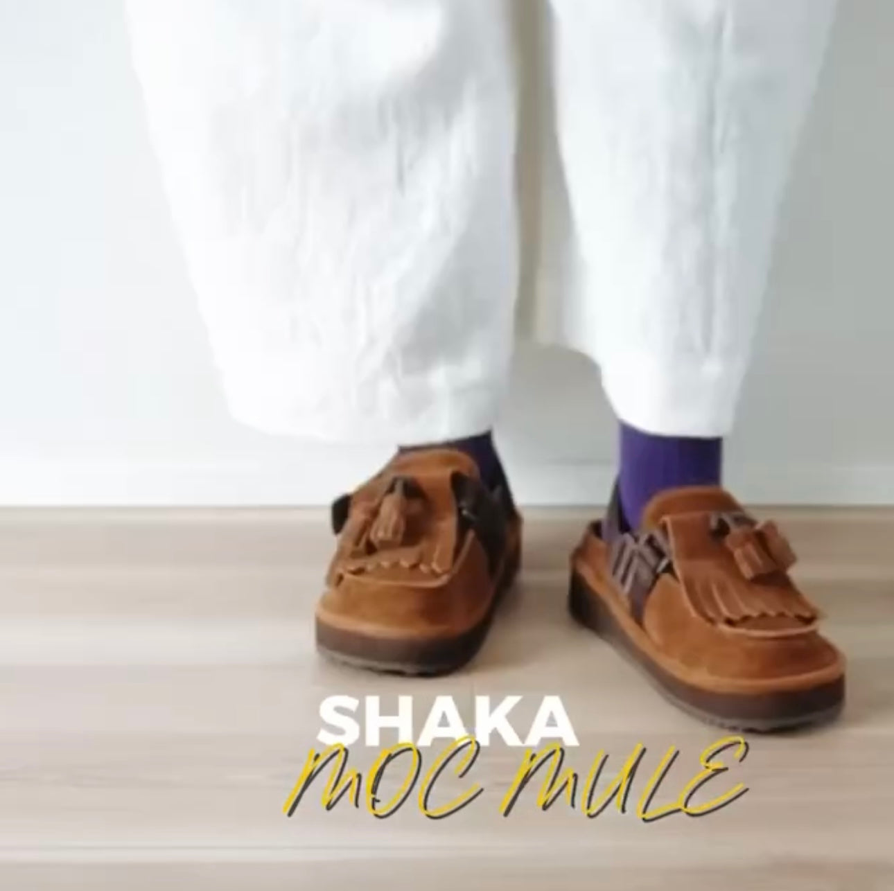 SHAKA - MOC MULE TASSEL SUEDE