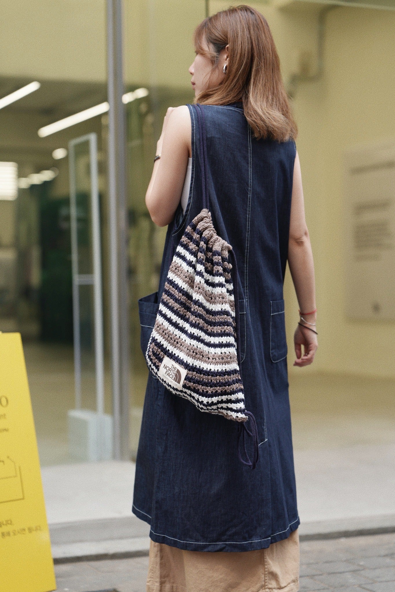 MZ759 LIGHT-WEIGHT DENIM ONE PIECE DRESS