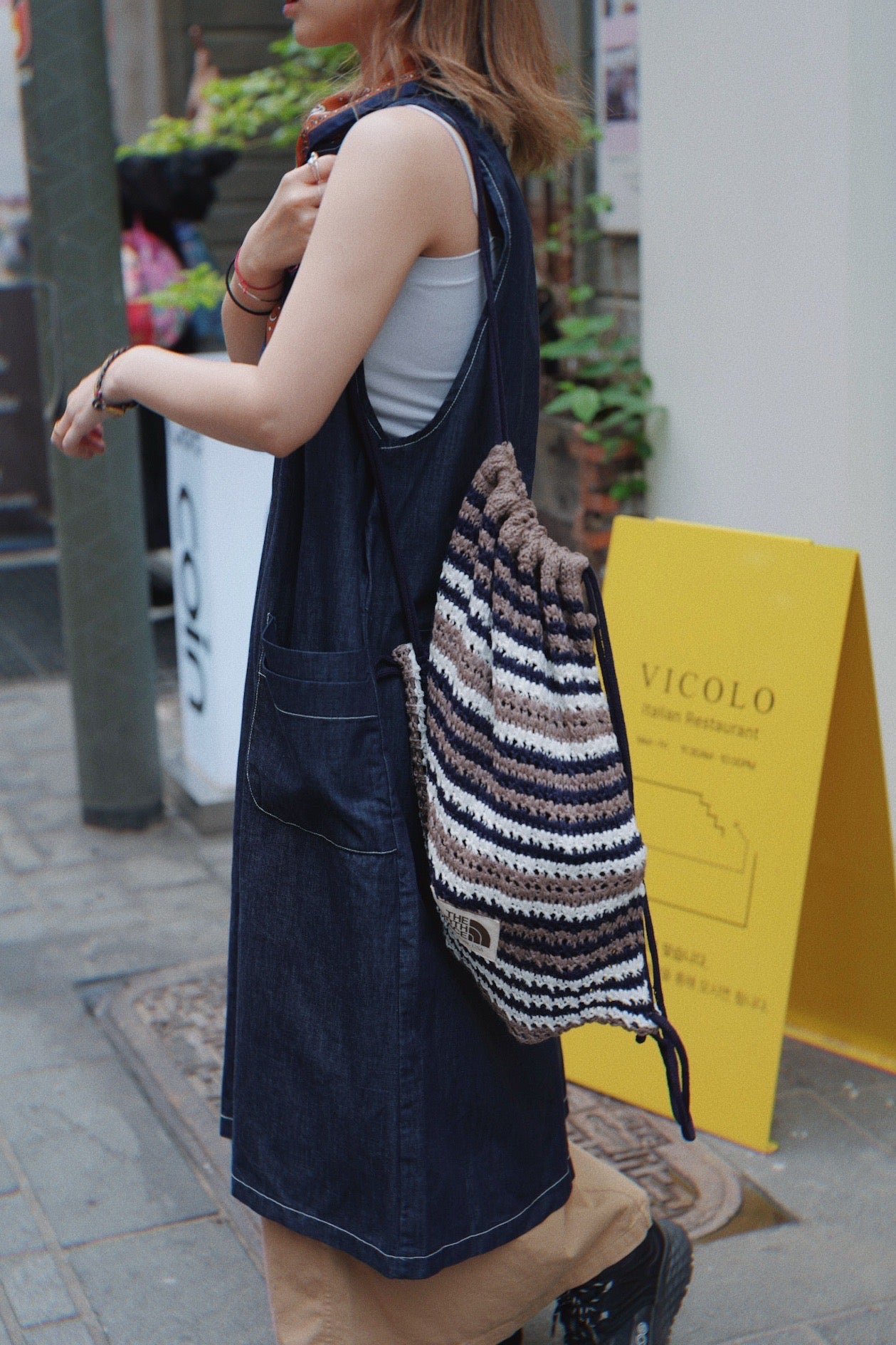 MZ759 LIGHT-WEIGHT DENIM ONE PIECE DRESS