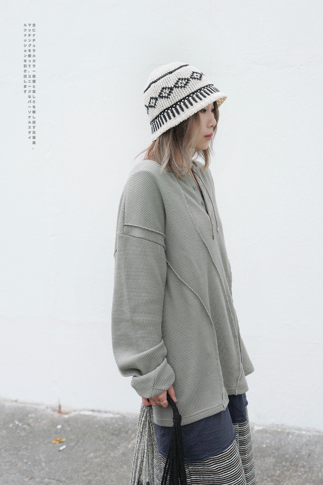 MZ624 NATIVE PATTERN BUCKET HAT