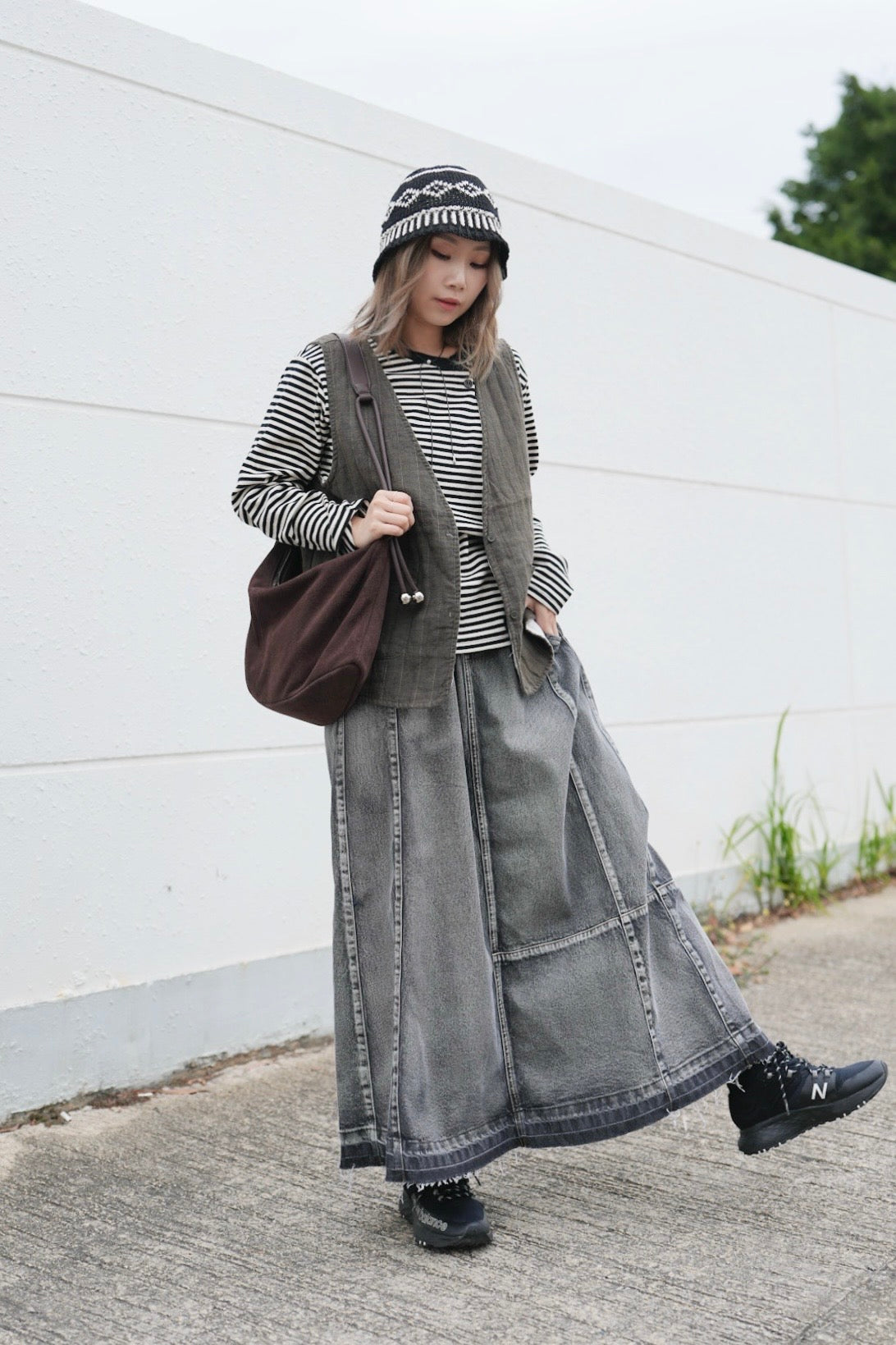 MZ613 SUEDE CROSSBAG