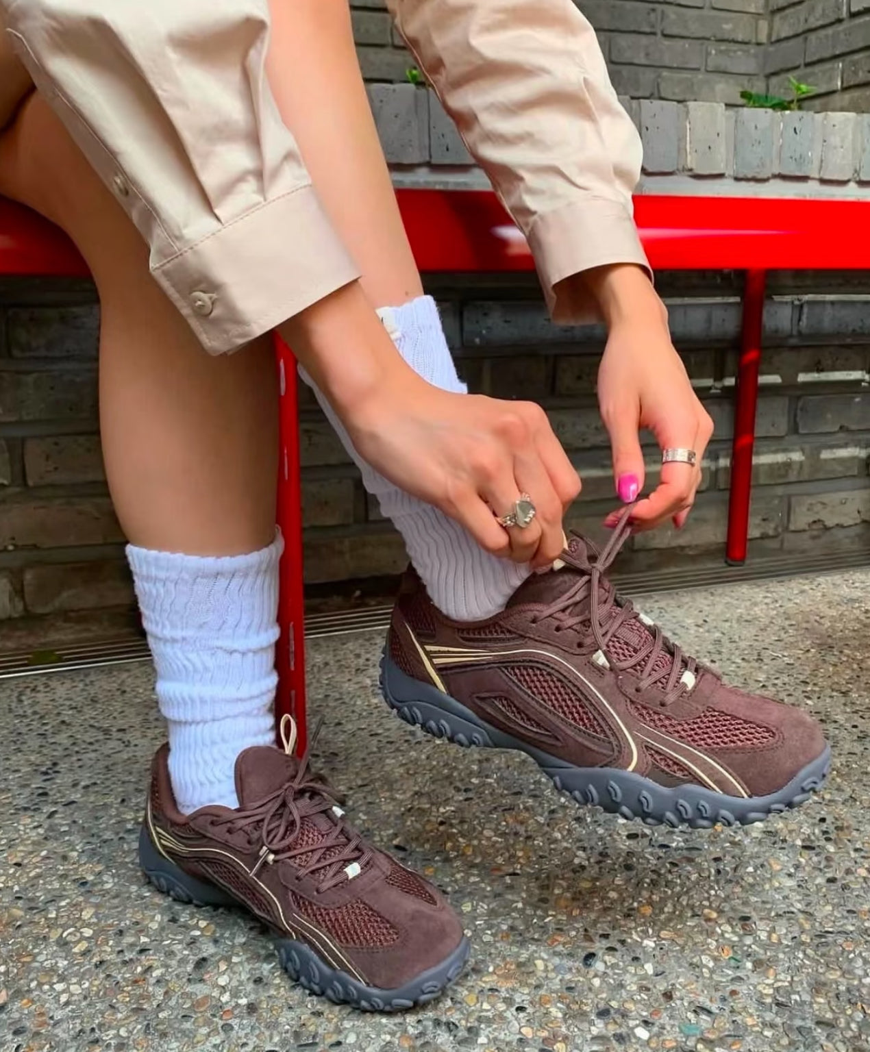 FILA ECHAPPE CHOCO / CREAM