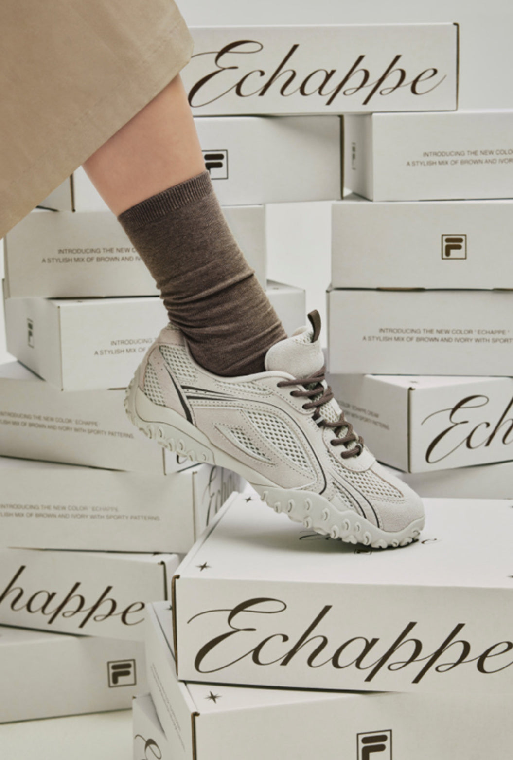 FILA ECHAPPE CHOCO / CREAM