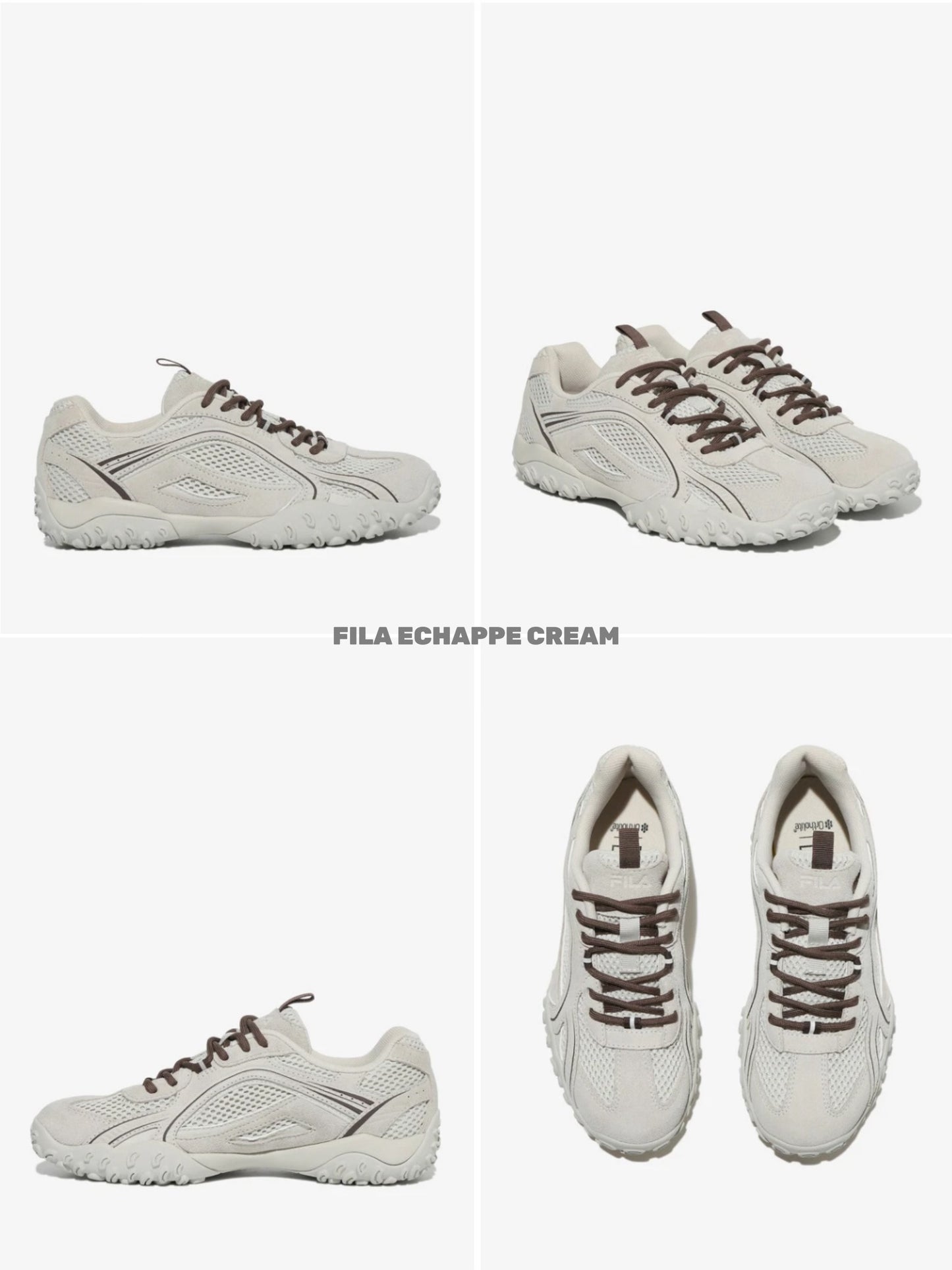 FILA ECHAPPE CHOCO / CREAM