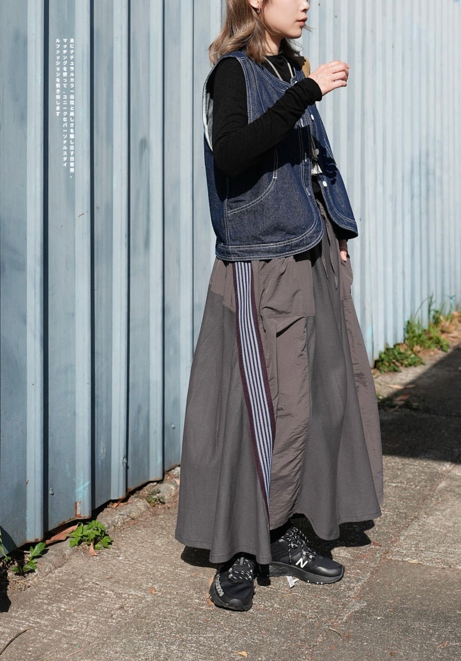 NA432 SIDE LINE REMAKE FLARE SKIRT
